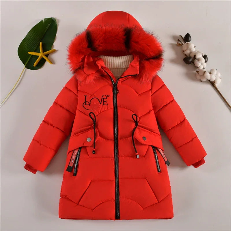 Thick Cotton Jackets  For Girls