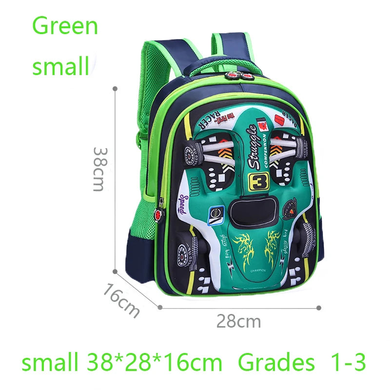 Racing 3D Kid Backpack