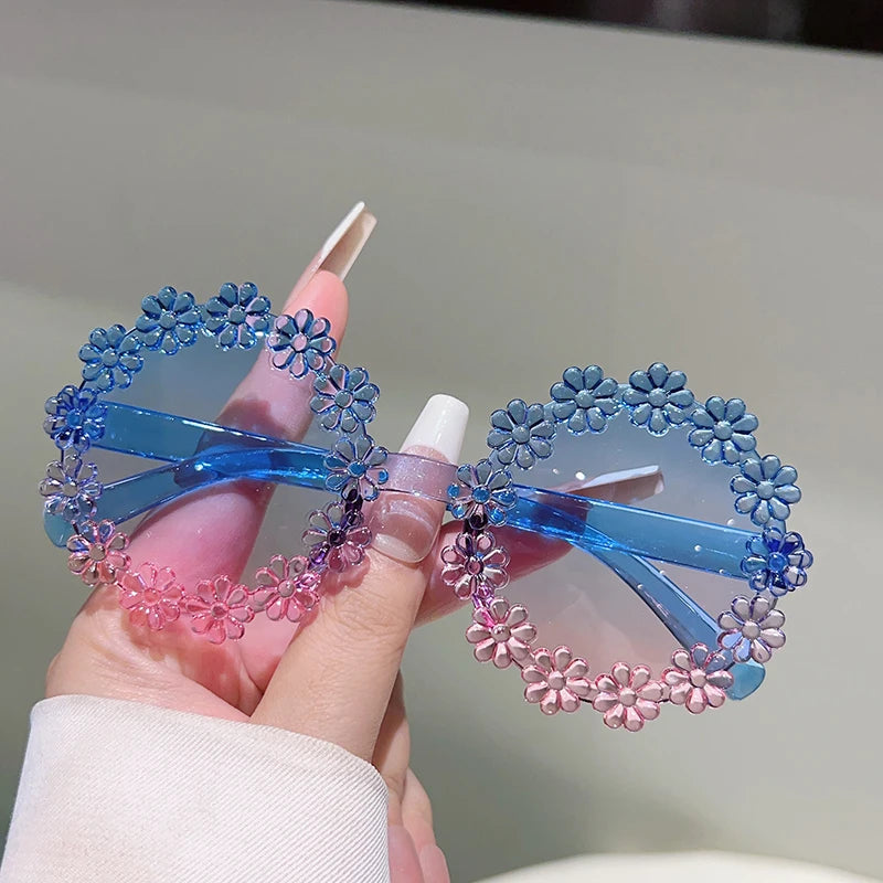 Flower Shaped Sunglasses for Girls