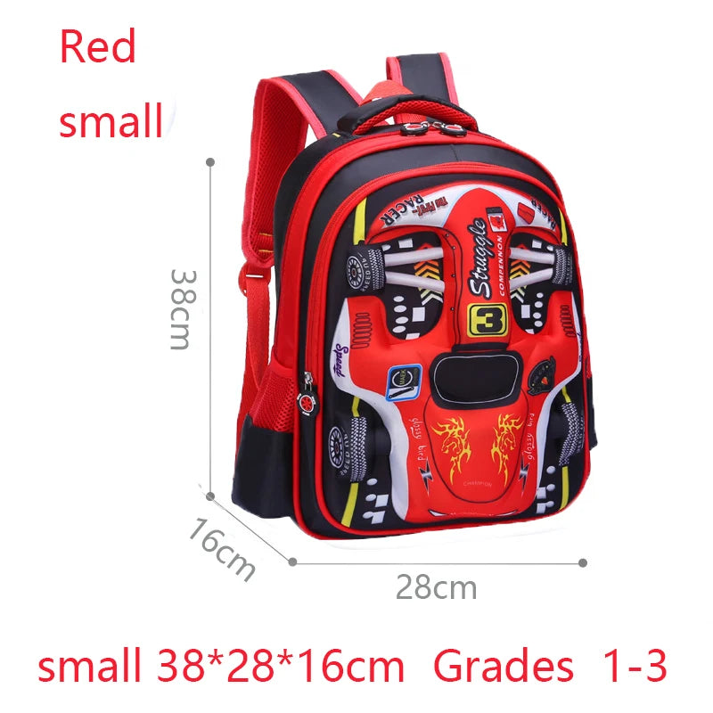 Racing 3D Kid Backpack