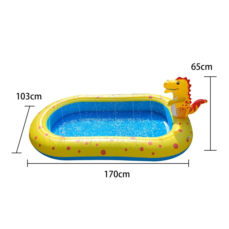 Inflatable Sprinkler Pool for Kids