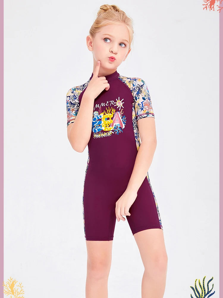 One Piece Swimsuits Girls Swimwear