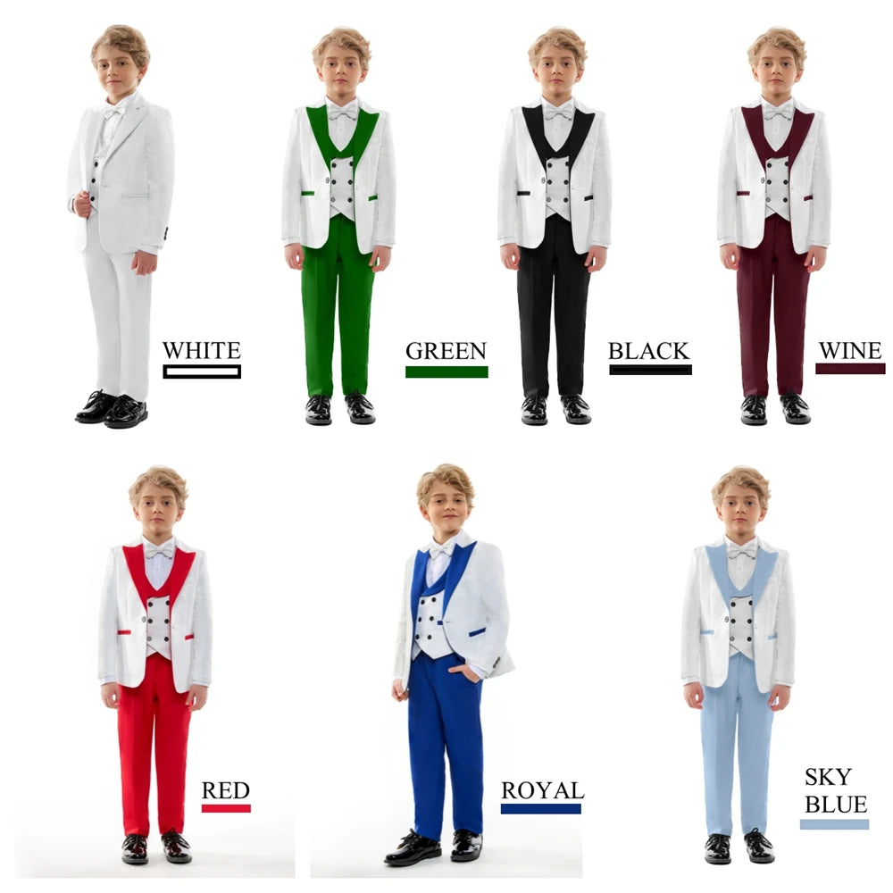 Classic 4-Piece Suits for Boys 3T-14