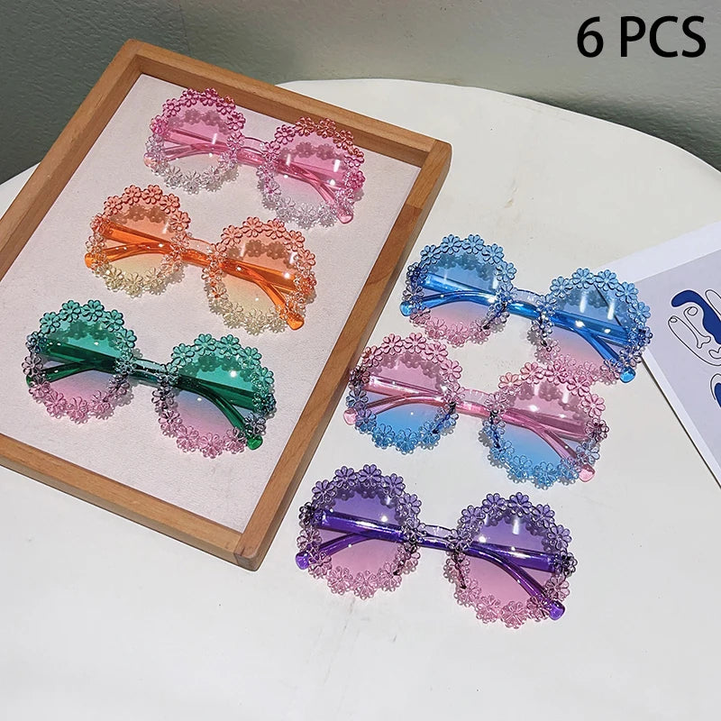 Flower Shaped Sunglasses for Girls