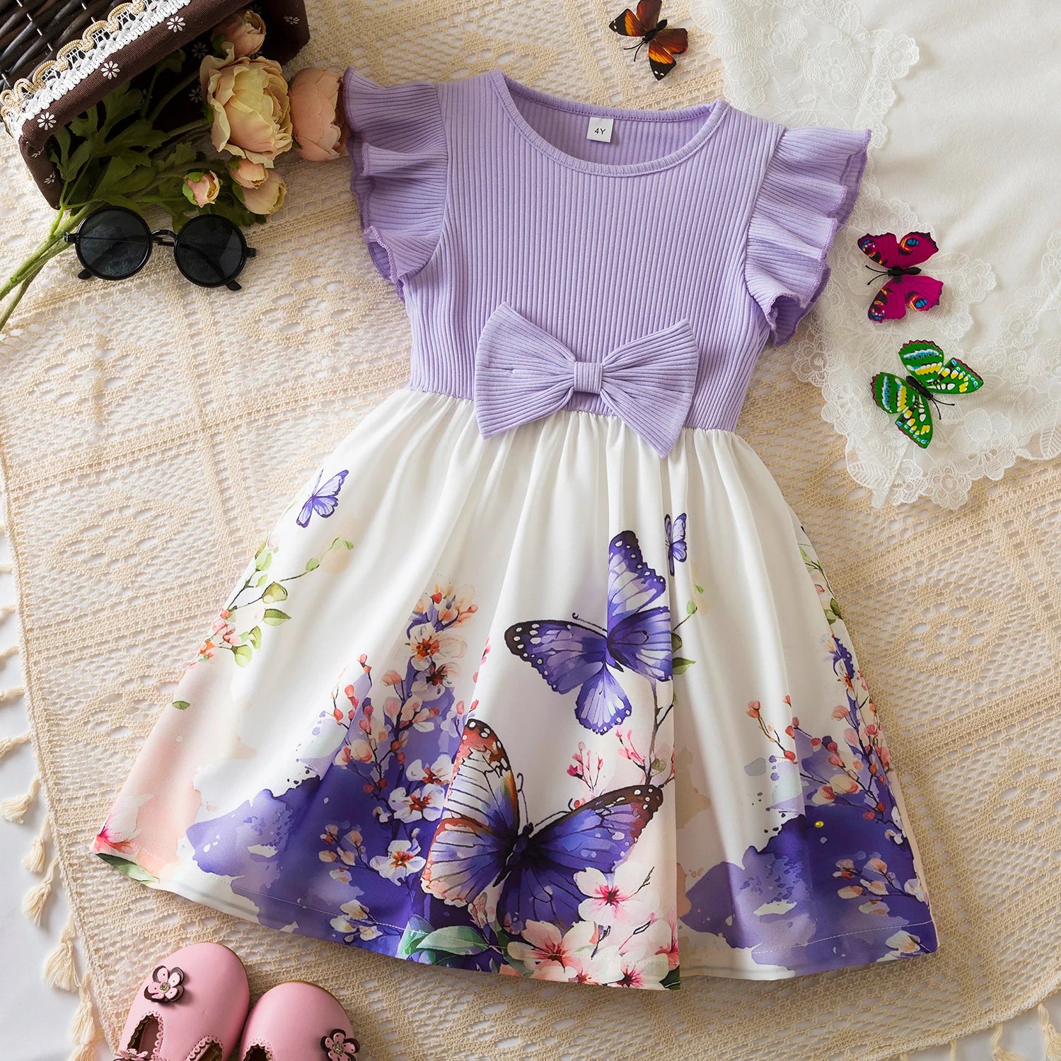 Ruffles Sleeveless Elegant Princess Dress