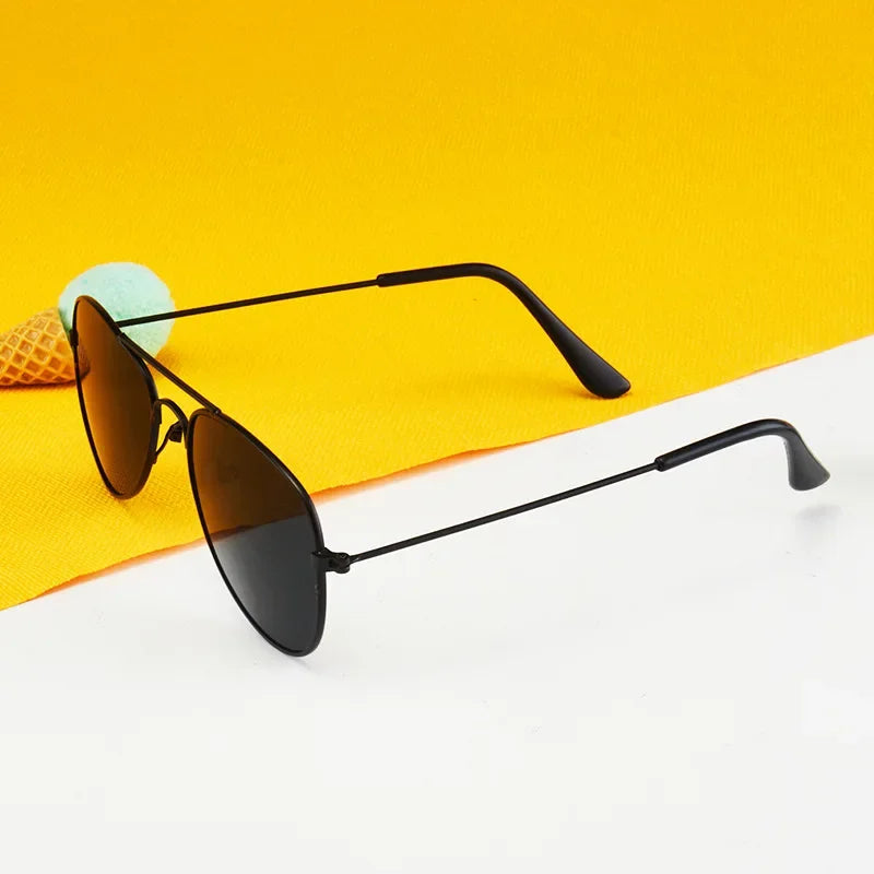 Fashion Colorful Boys & Girls Reflective Sun Glasses