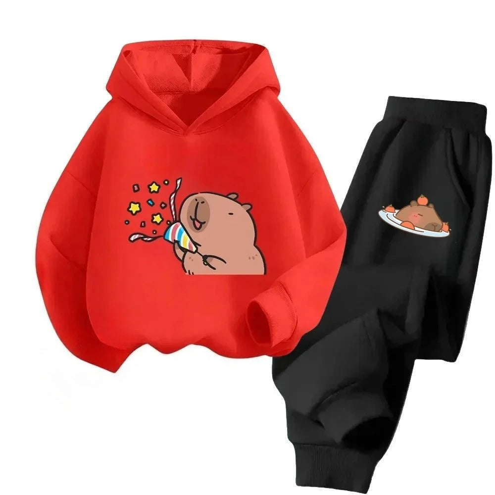 Warm Cartoon Capybara