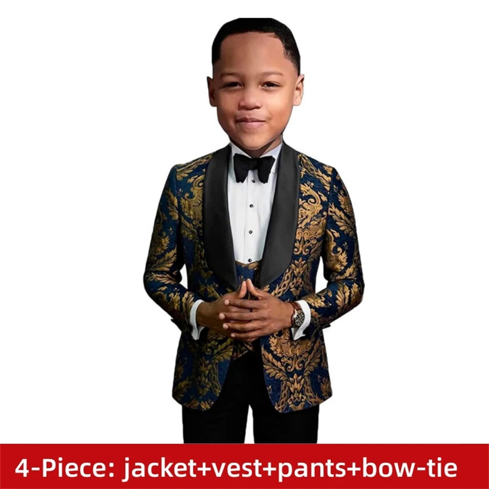 Classic 4-Piece Suits for Boys 3T-14