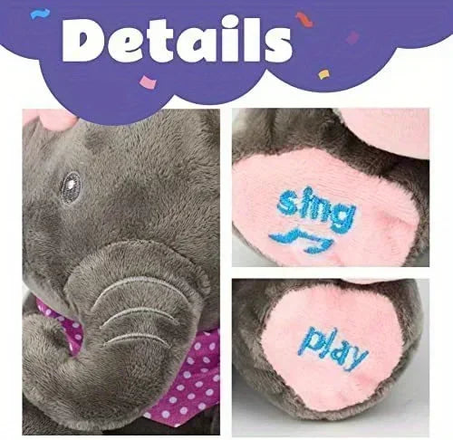 Hide-and-seek Elephant Plush Toy