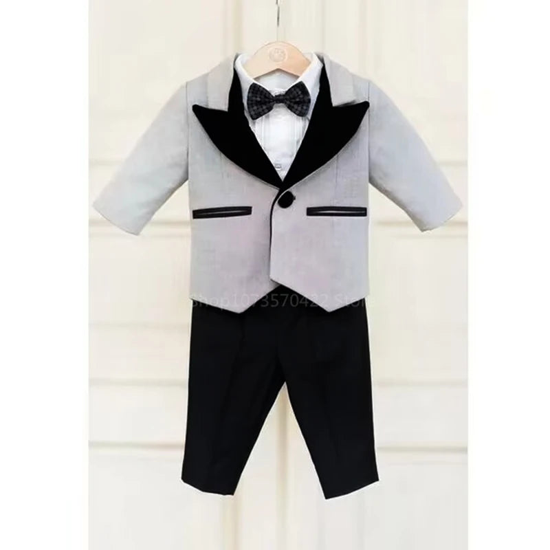Children's Formal Suits Light Gray