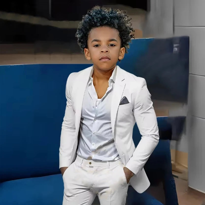 Boys Suits Suit (Jacket + Trousers) – Stylish Slim Fit