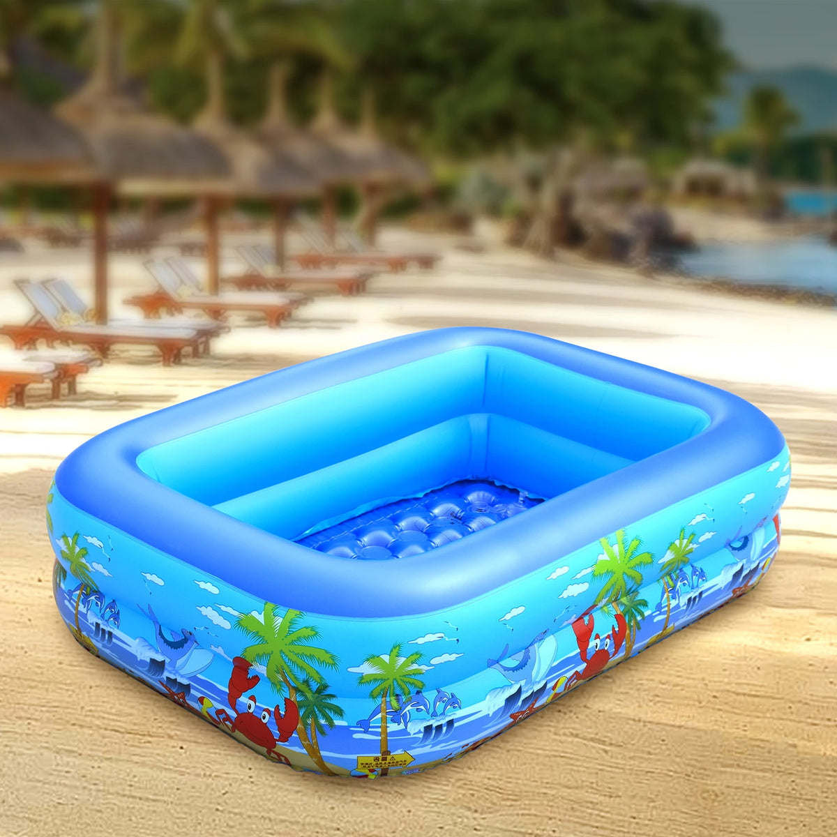Inflatable Ball Pit Pool for Kids, Toddlers, Adults, Blow Up PVC Swimming Pool