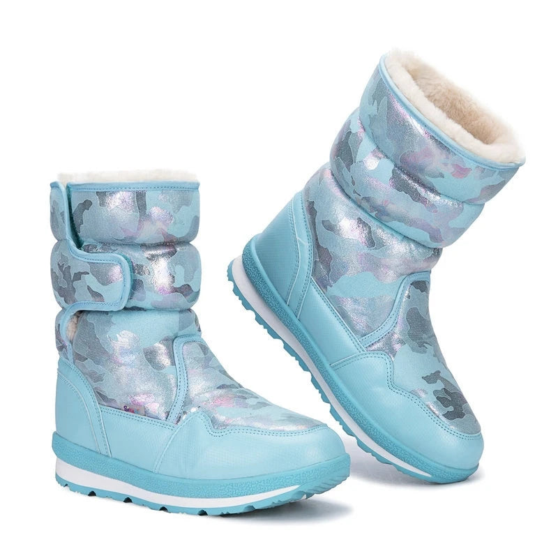 Camouflage Winter Warm Plush