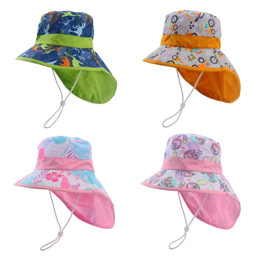 New Panama Summer Baby Bucket Hat for Boys & Girls