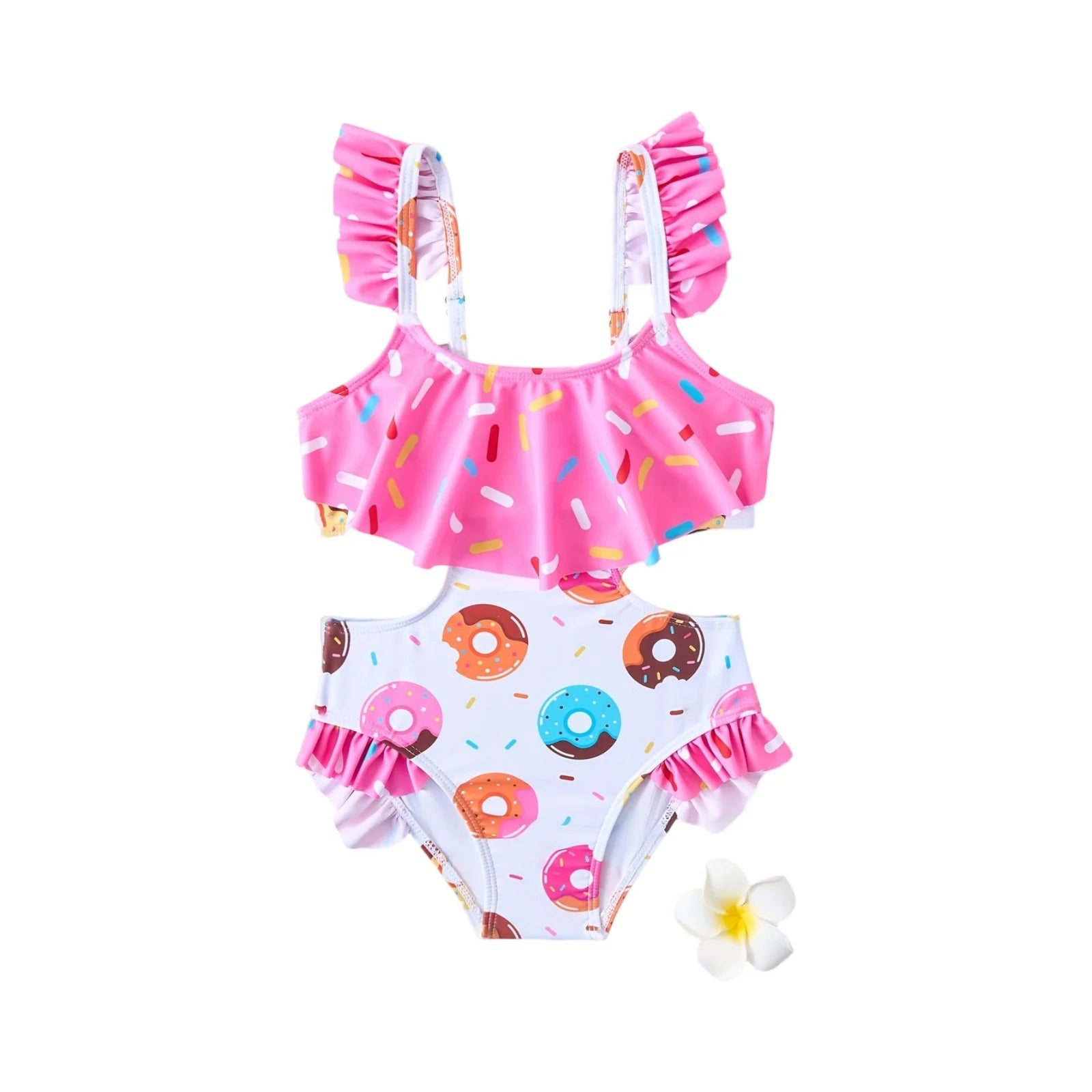 Summer Hollow girls swimsuits  sweet one-piece bikini