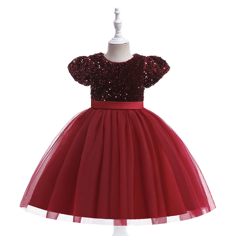 Bow Party Dress For Girl
