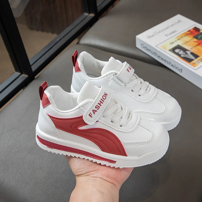 New Leather Upper Sneakers for Kids