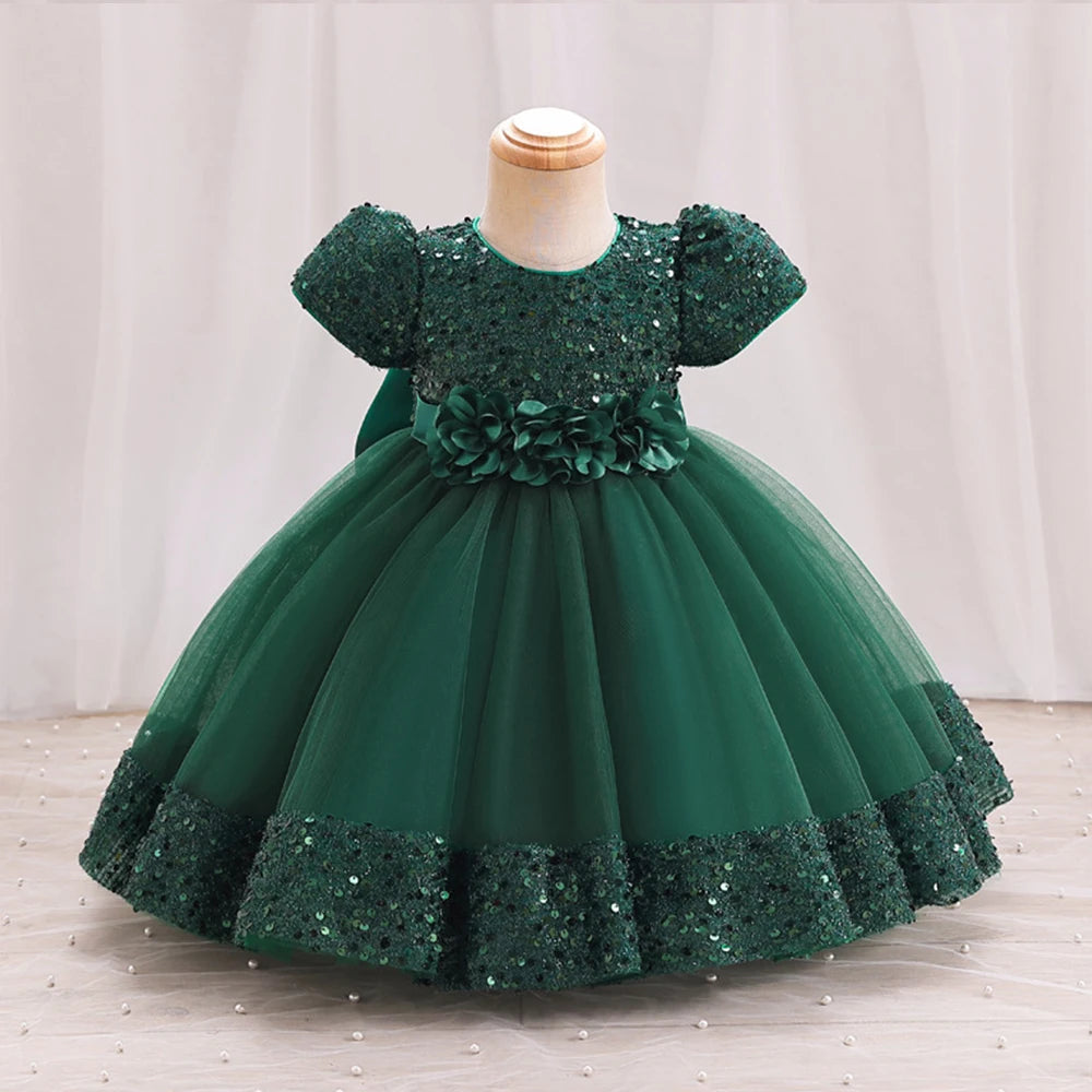 Cute Baby Gown For Christmas