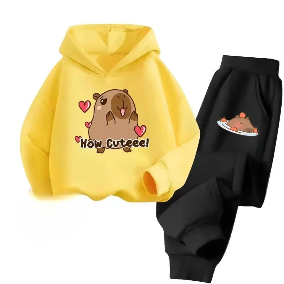 Warm Cartoon Capybara