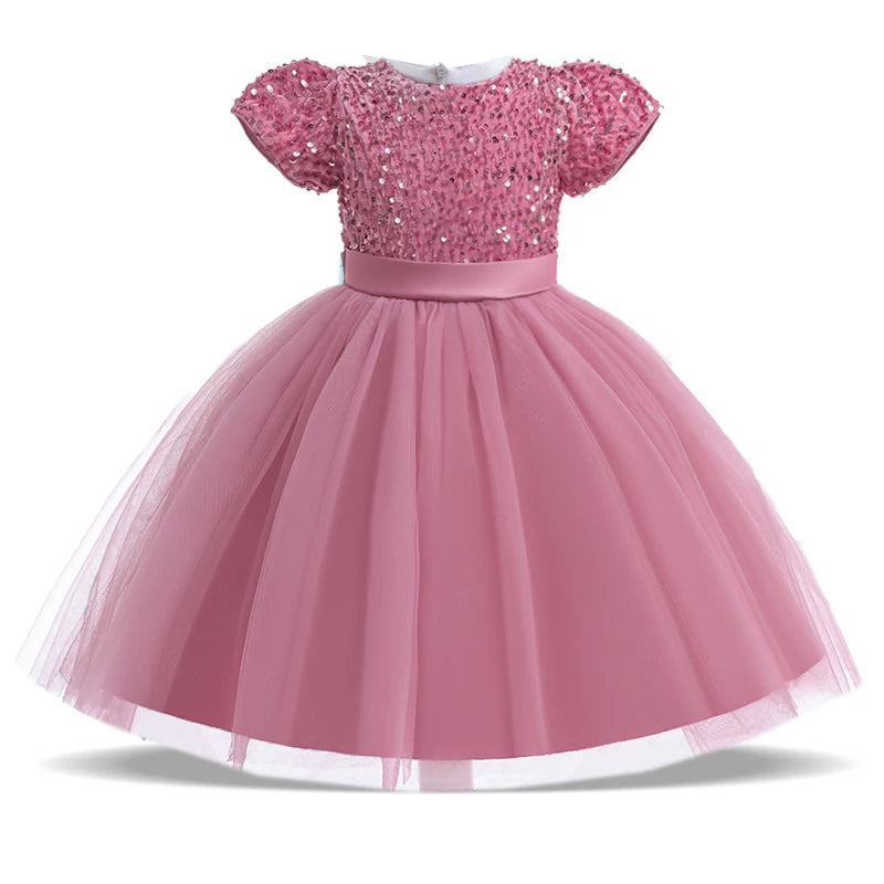 Bow Party Dress For Girl