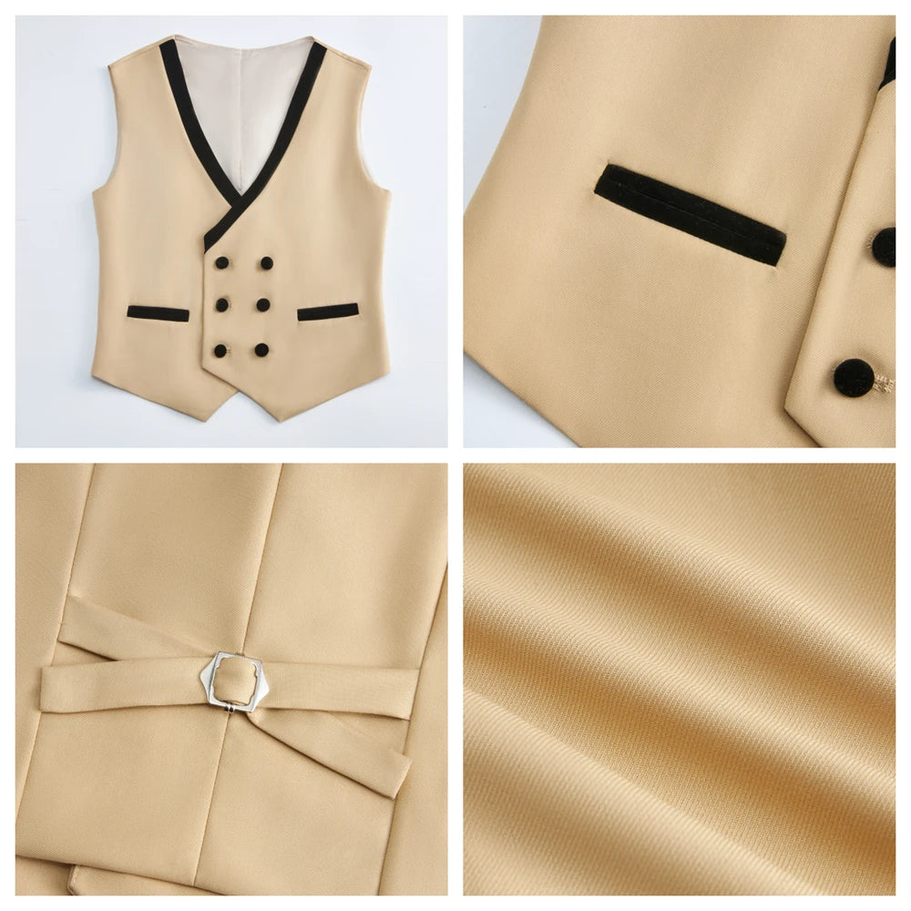 Champagne Wedding Suit Set for Boys