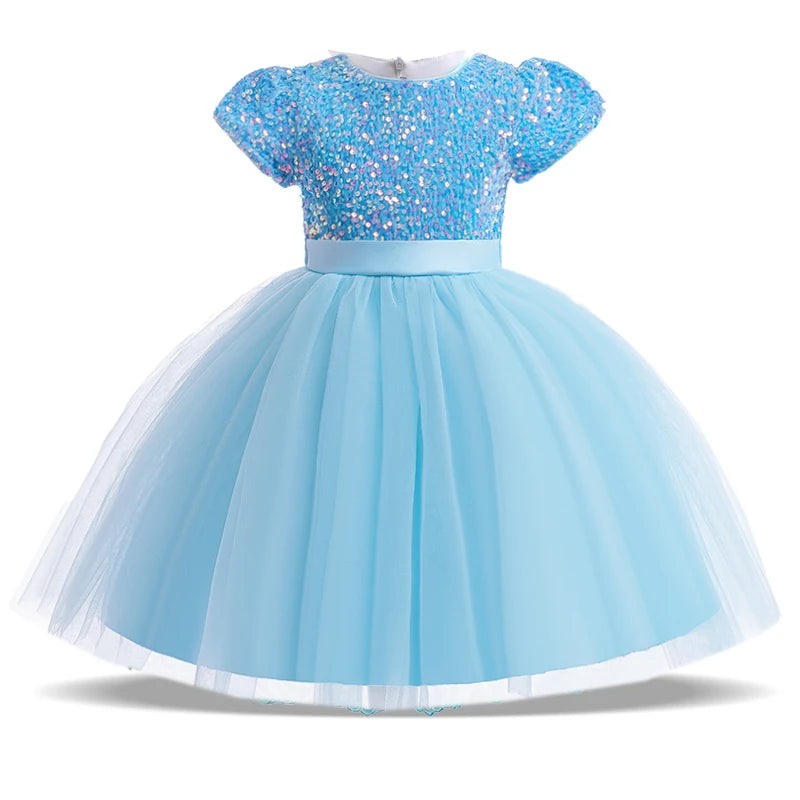 Bow Party Dress For Girl