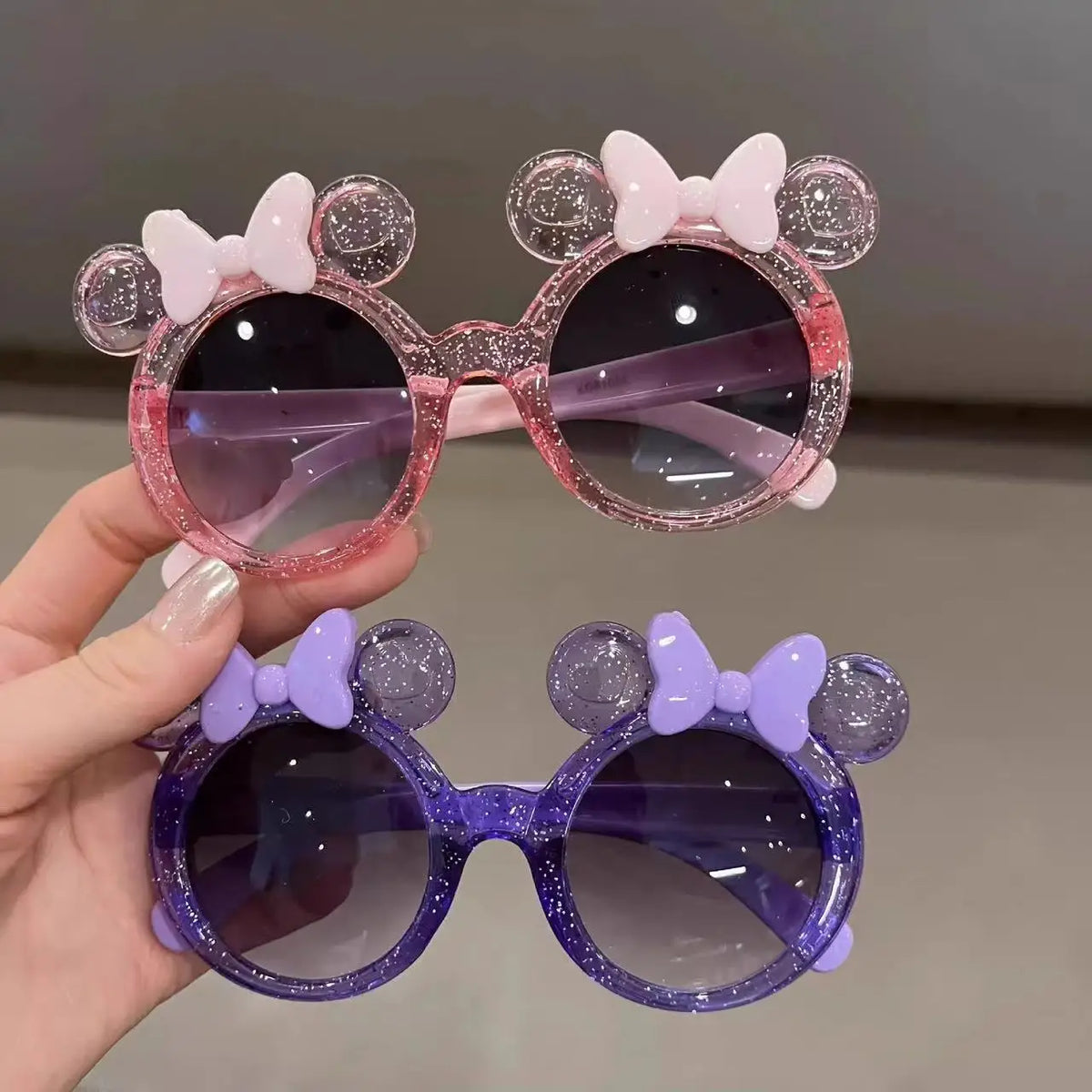 Cute Crystal Bow Girls  Sunglasses