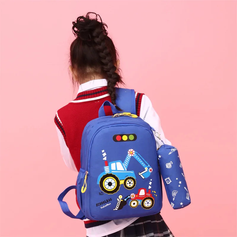 Boys & Girls Cute Cartoon School Bags