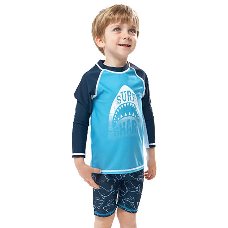 Boys Swim Wear Two Pieces Set  For 3 to 4 5 6 7 8 9 10 11 12 Years