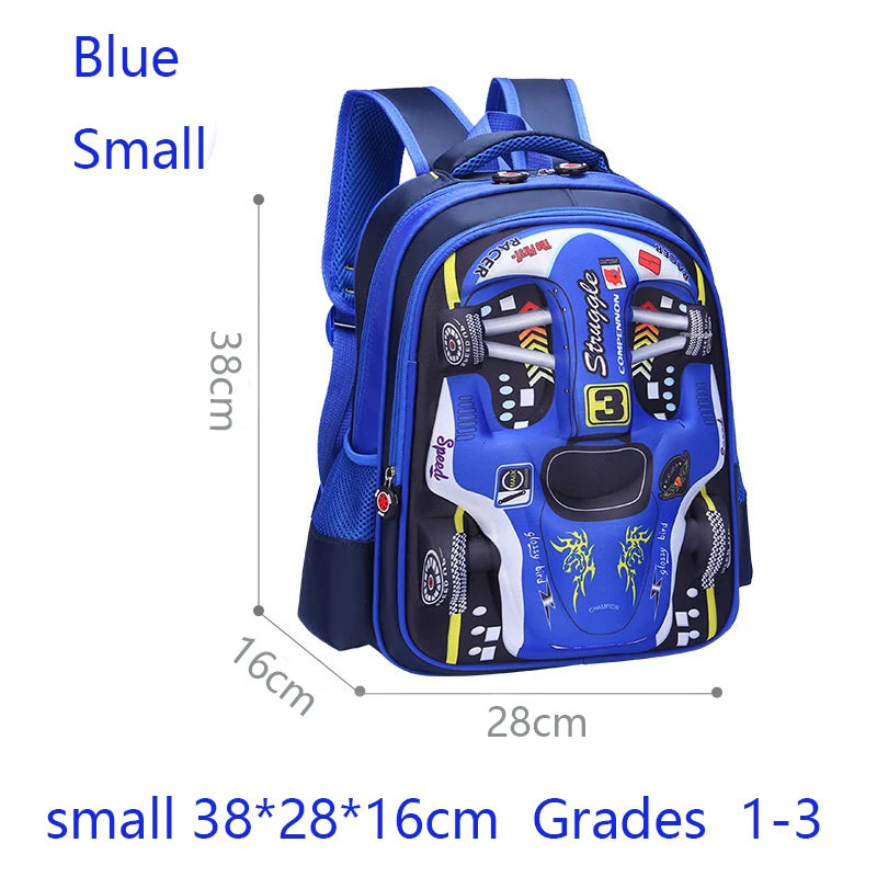 Racing 3D Kid Backpack