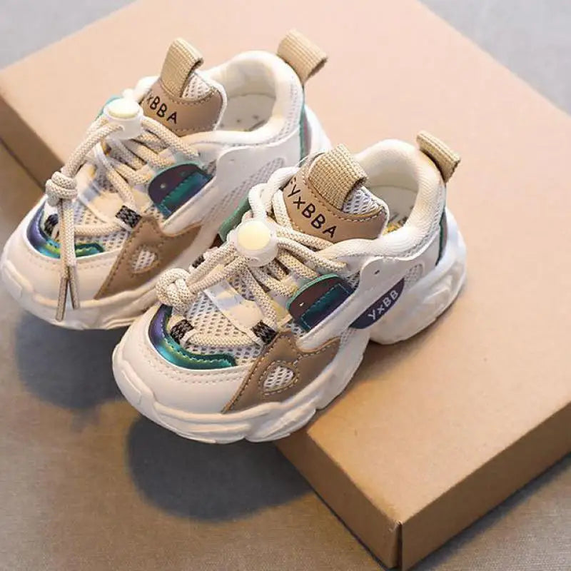 Breathable Mesh Little Kids Casual Sneakers