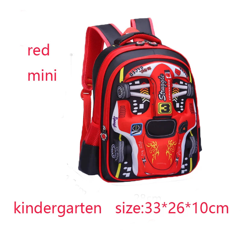 Racing 3D Kid Backpack
