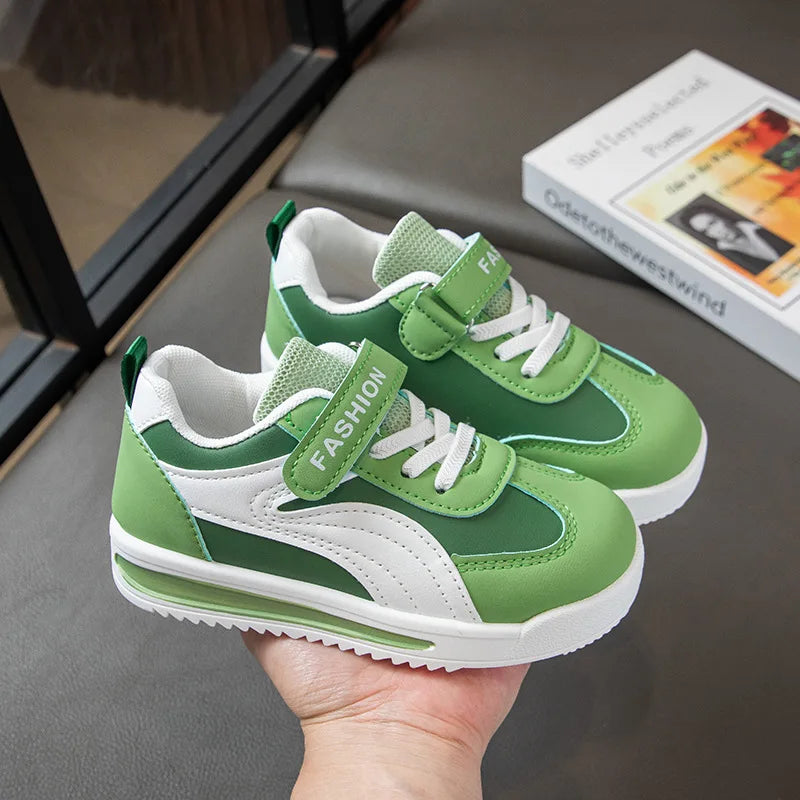 New Leather Upper Sneakers for Kids