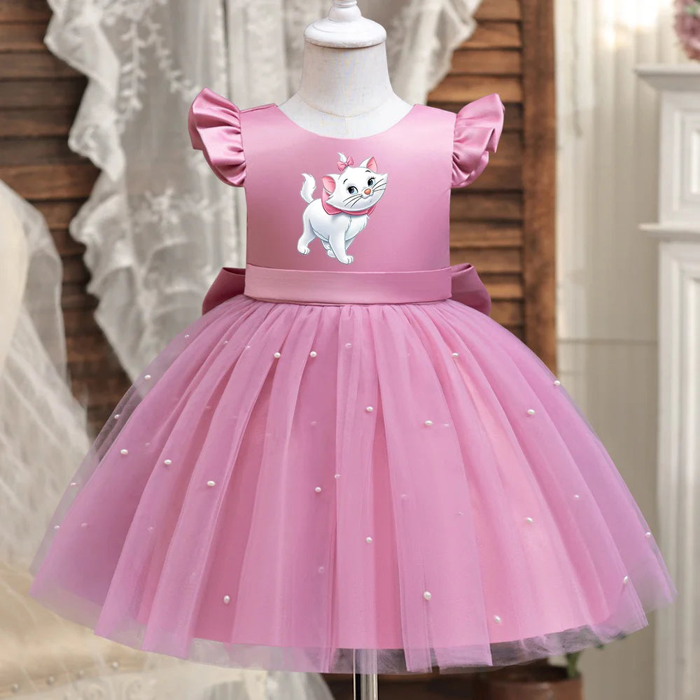 Marie Cat Toddler Girl  Dress
