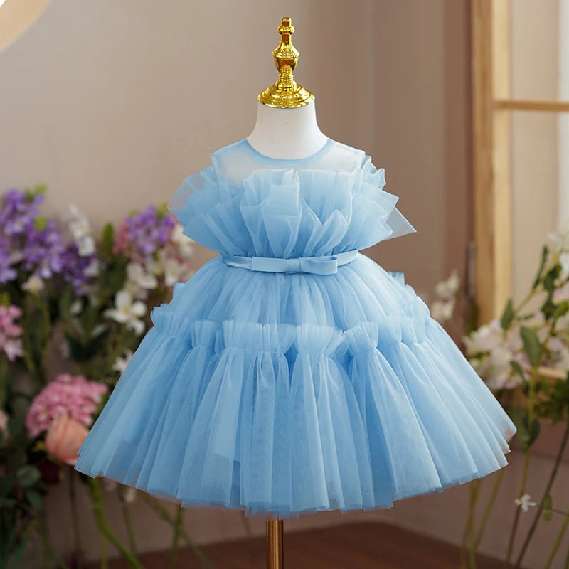 Flower  Princess Dresses for Girls 1-5 Yrs