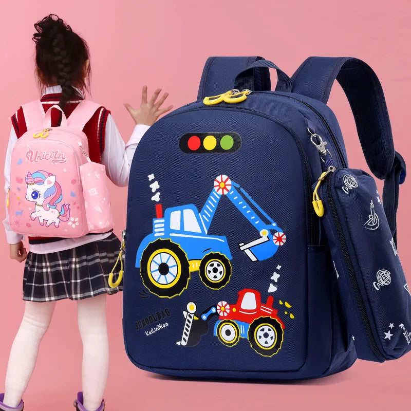 Boys & Girls Cute Cartoon School Bags