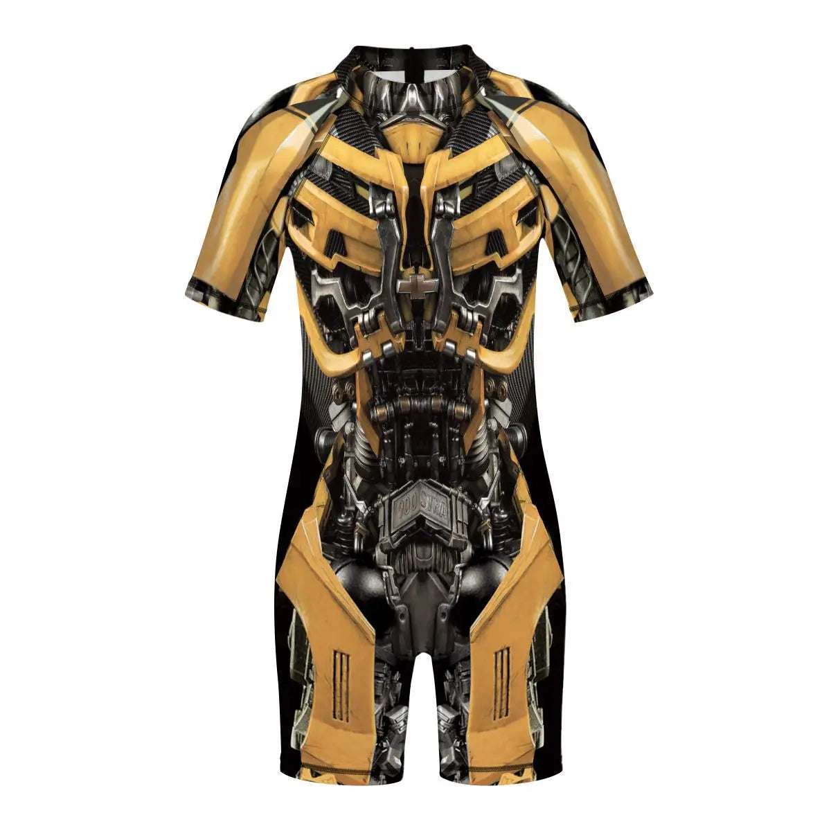 Children One Pieces Swimsuit Superhero 3D Print Playsuit Child Short Sleeve Swimwear Beach Bathing Suit Swim Wear For Boys Girls