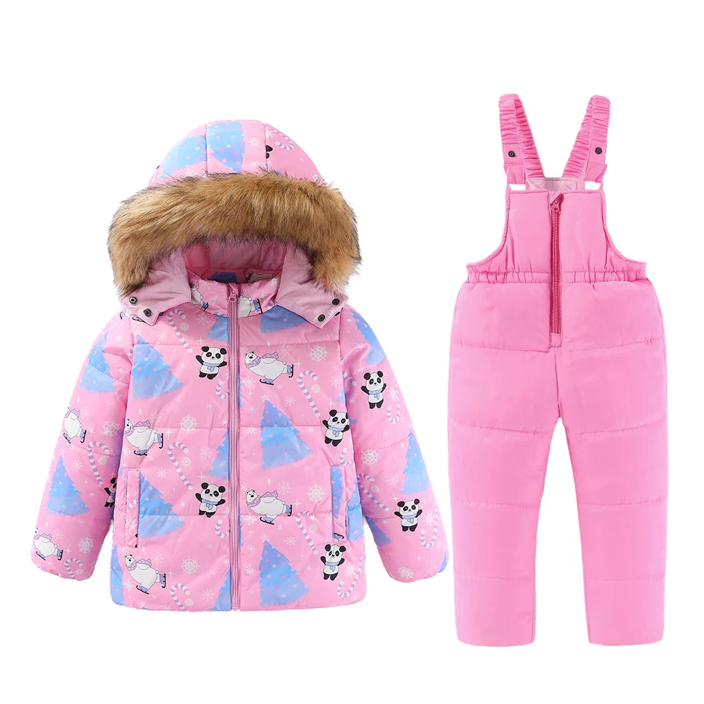 4-8T Kids Winter Warm Suit