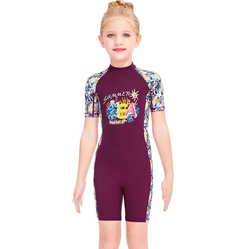 One Piece Swimsuits Girls Swimwear