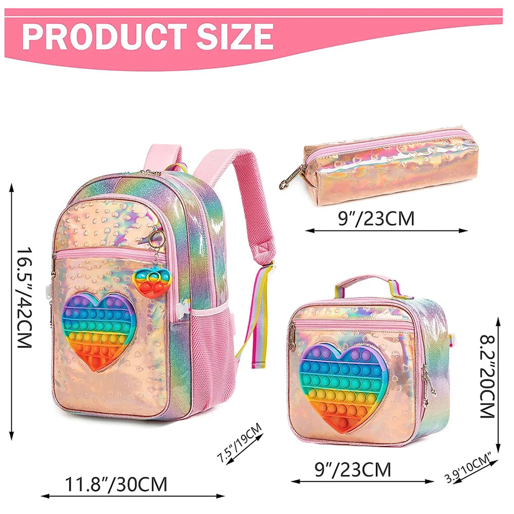 3pcs Sets Cute Love Design for Girls