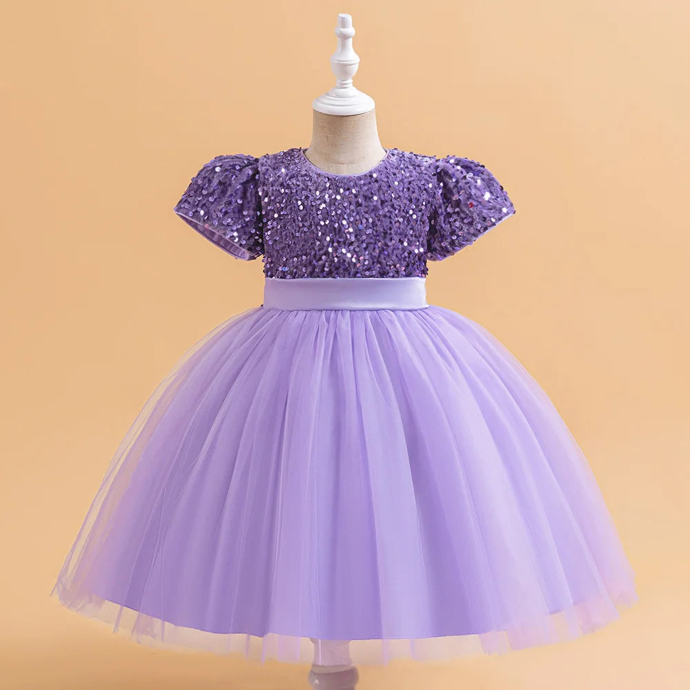 Bow Party Dress For Girl