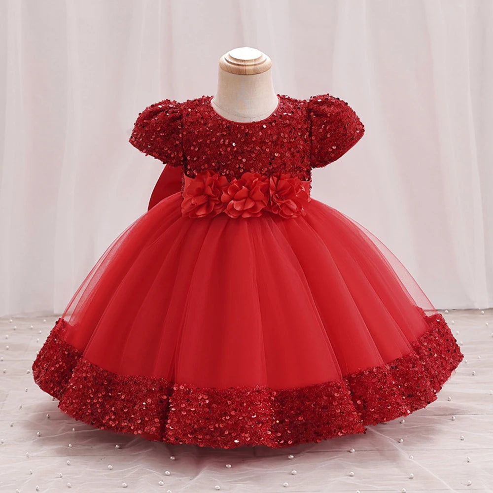Cute Baby Gown For Christmas