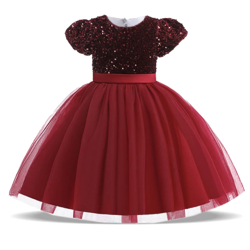 Bow Party Dress For Girl