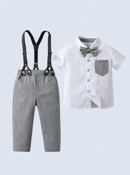 Bowtie Suspender Set