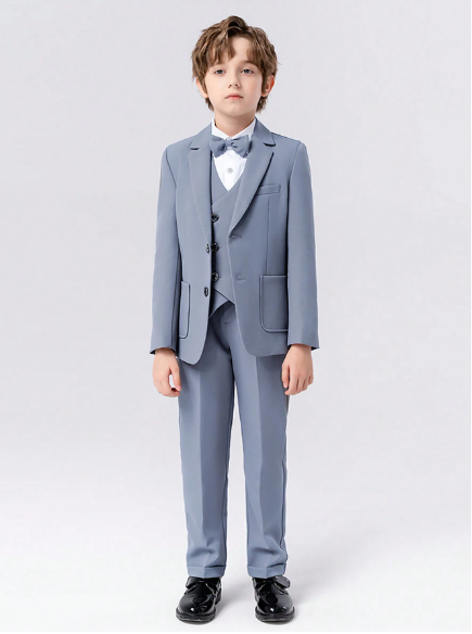 4Pcs Boy Suit Set