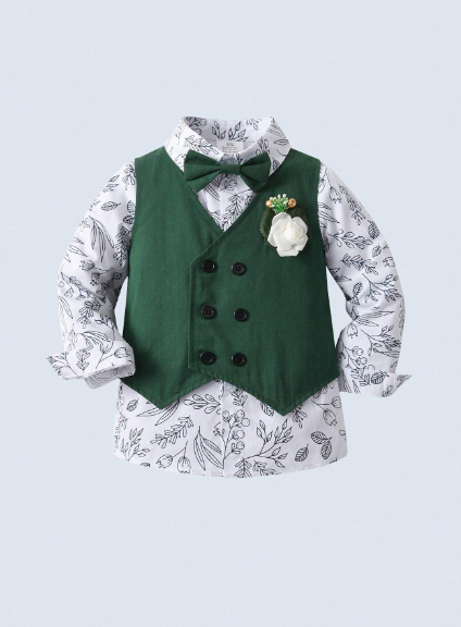 3Pcs Fashionable Long Sleeve Suit