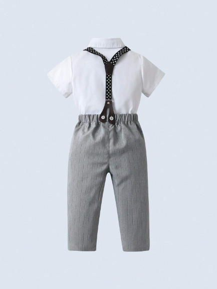 Bowtie Suspender Set