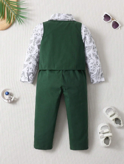 3Pcs Fashionable Long Sleeve Suit