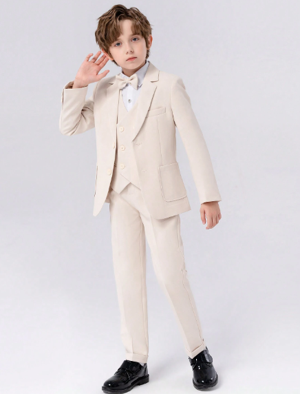 4Pcs Boy Suit Set