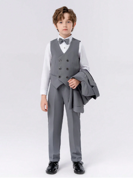4Pcs Boy Suit Set